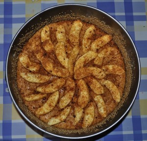 torta di mele con zucchero muscovado 